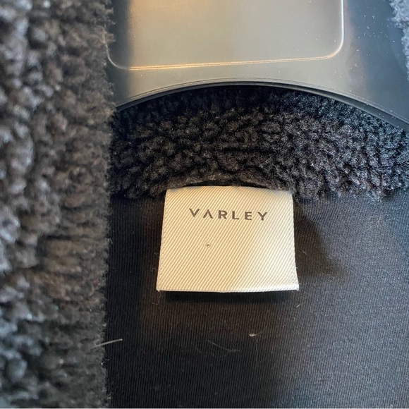 Varley Appleton Sweat Sherpa Pullover Half Zip Black Women’s XSmall - Picture 5 of 15